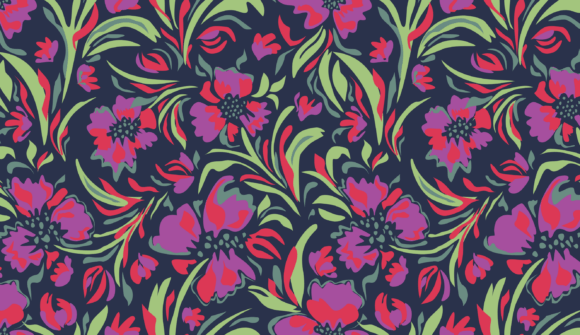 Amethyst Orchid Teaberry Floral 2026 Graphics and Patterns Review