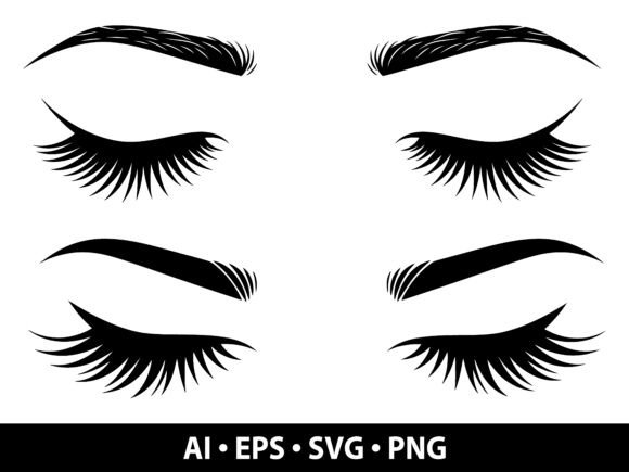 Eyelash SVG Bundle Graphics and Illustrations Review