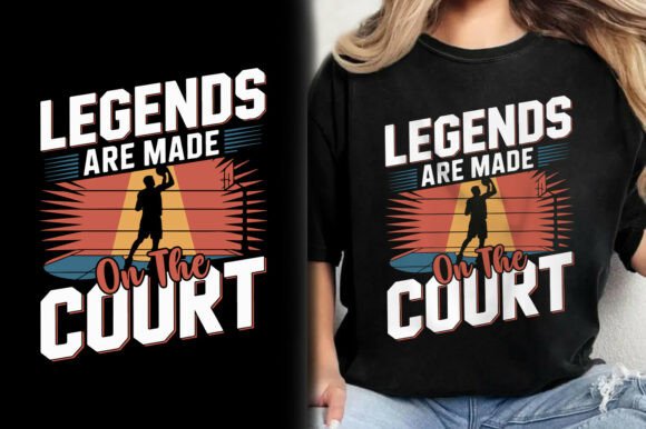 Legends Are Made on the Court Ball Shirt Graphics and T-Shirt Designs Review