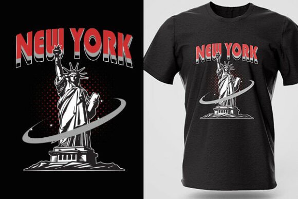 New York Typography T-shirt Design: Graphics and T-Shirt Designs Review