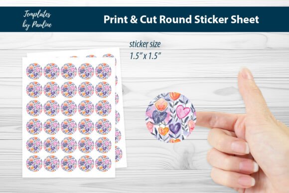 Packaging Heart Round Sticker Sheet Review