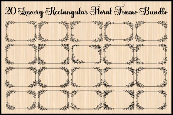 Review: Luxury Rectangular Floral Frame Bundle