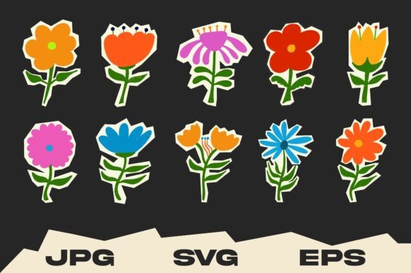 Reviewing Collection Hand Drawn Floral Scrapbook