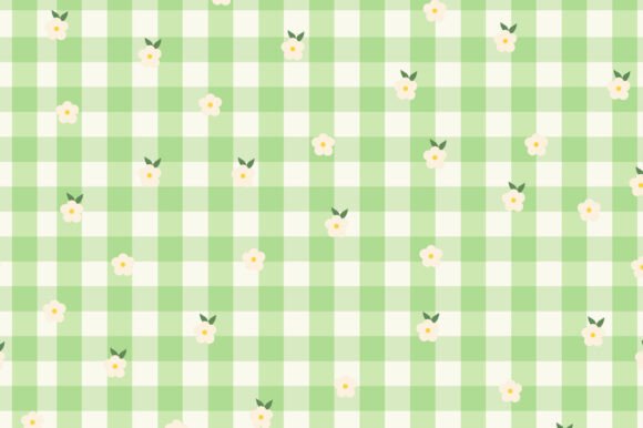 Spring Pattern Background Graphics for Crafts