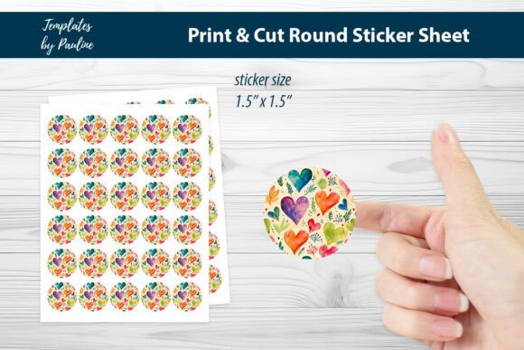 Valentine Heart Round Sticker Sheet Review